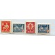 ESTONIA 1933 HERMOSA SERIE COMPLETA NUEVA CON GOMA TEMA TUBERCULOSIS FLORES RARA